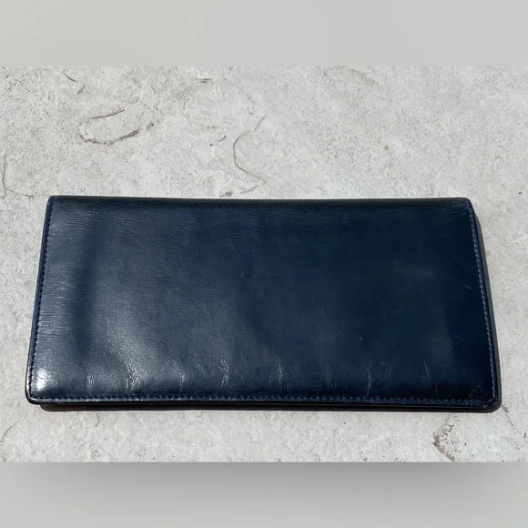 Cartier Vintage sapphire stone Leather Wallet - Picture 2 of 9